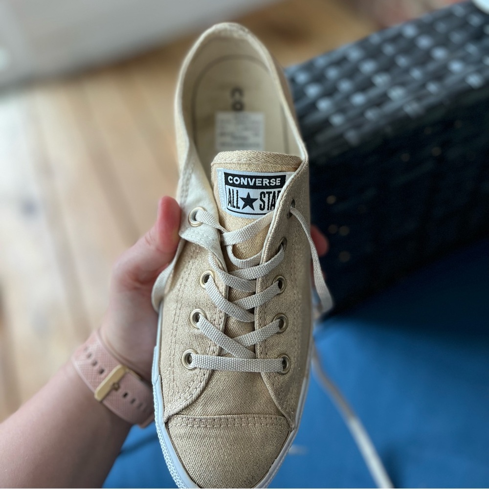 CONVERSE Sparkle Gold Sneakers - Picture 16 of 16